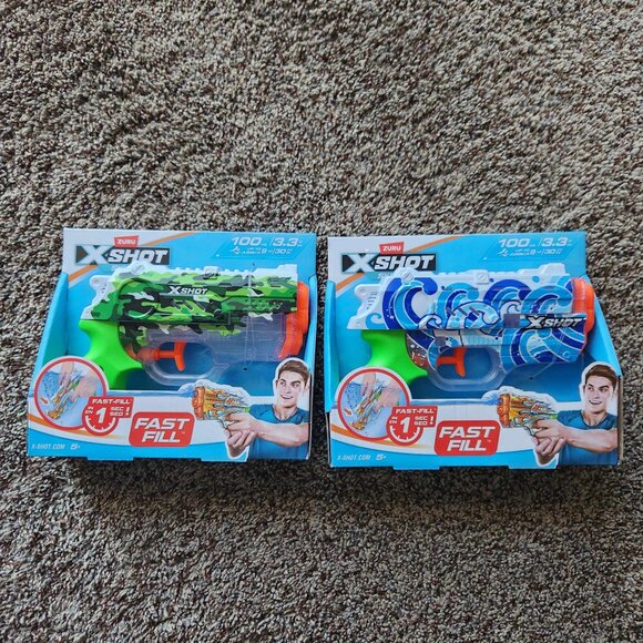 Zuru Other - Zuru X-Shot Fast Fill Water Gun - Lot of 2 - Brand new